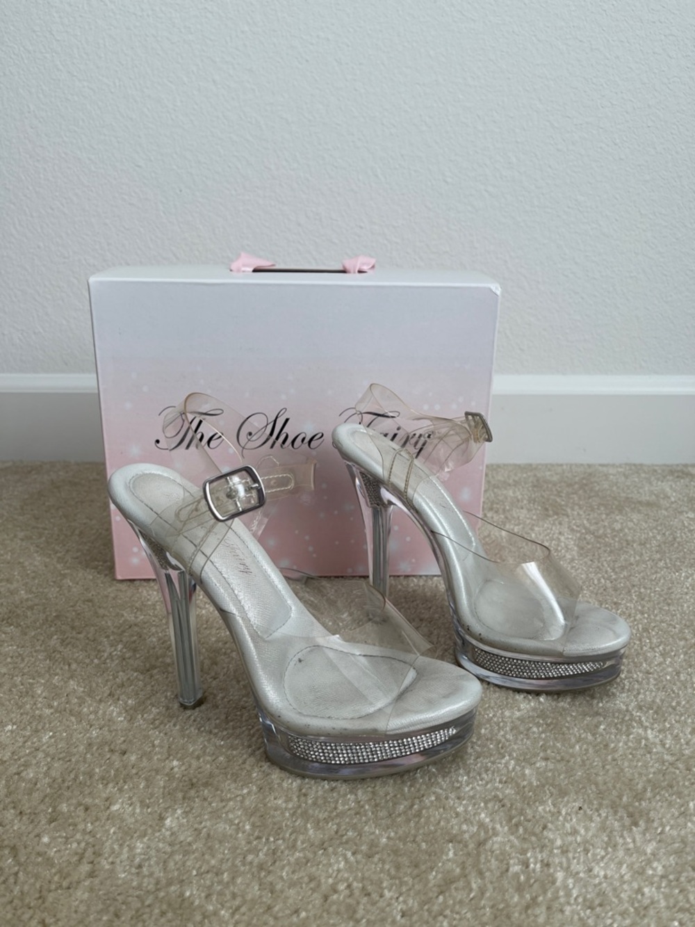 The Shoe Fairy Goddess Olympian Competition Heels, Women’s Size 5.0